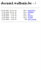 Mobile Screenshot of docum1.wallonie.be