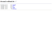 Tablet Screenshot of docum1.wallonie.be