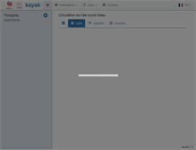 Tablet Screenshot of kayak.environnement.wallonie.be
